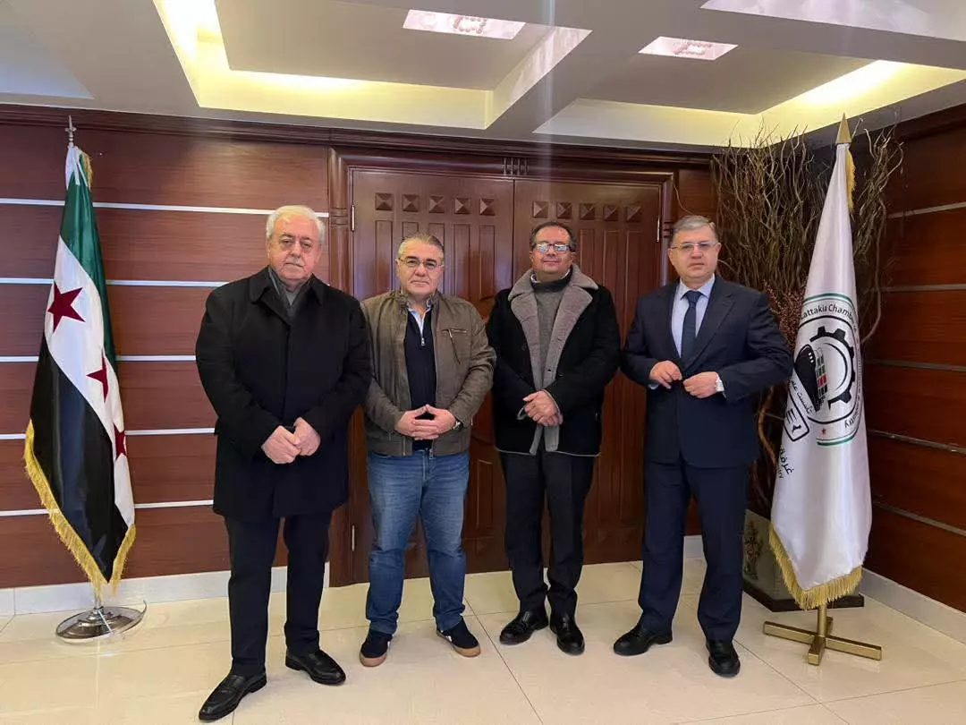 استقبلت غرفة التجارة والصناعة في اللاذقية الرئيس التنفيذي لمجموعة Staff Arabia Group