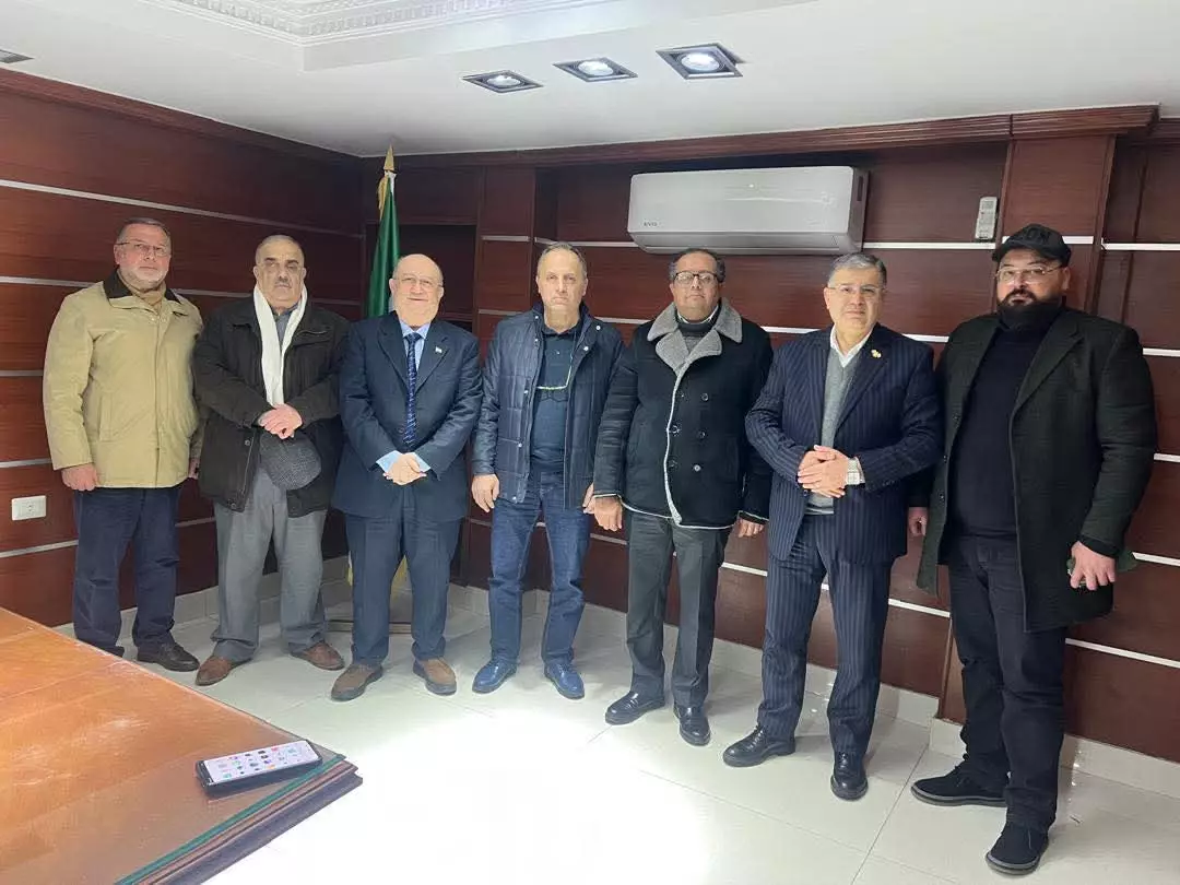 مجلس إدارة غرفة تجارة وصناعة اللاذقية مع لجنة تجار جبلة